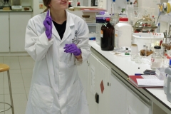 Ira Sadkova in the lab
