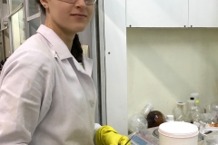 Yulia at work